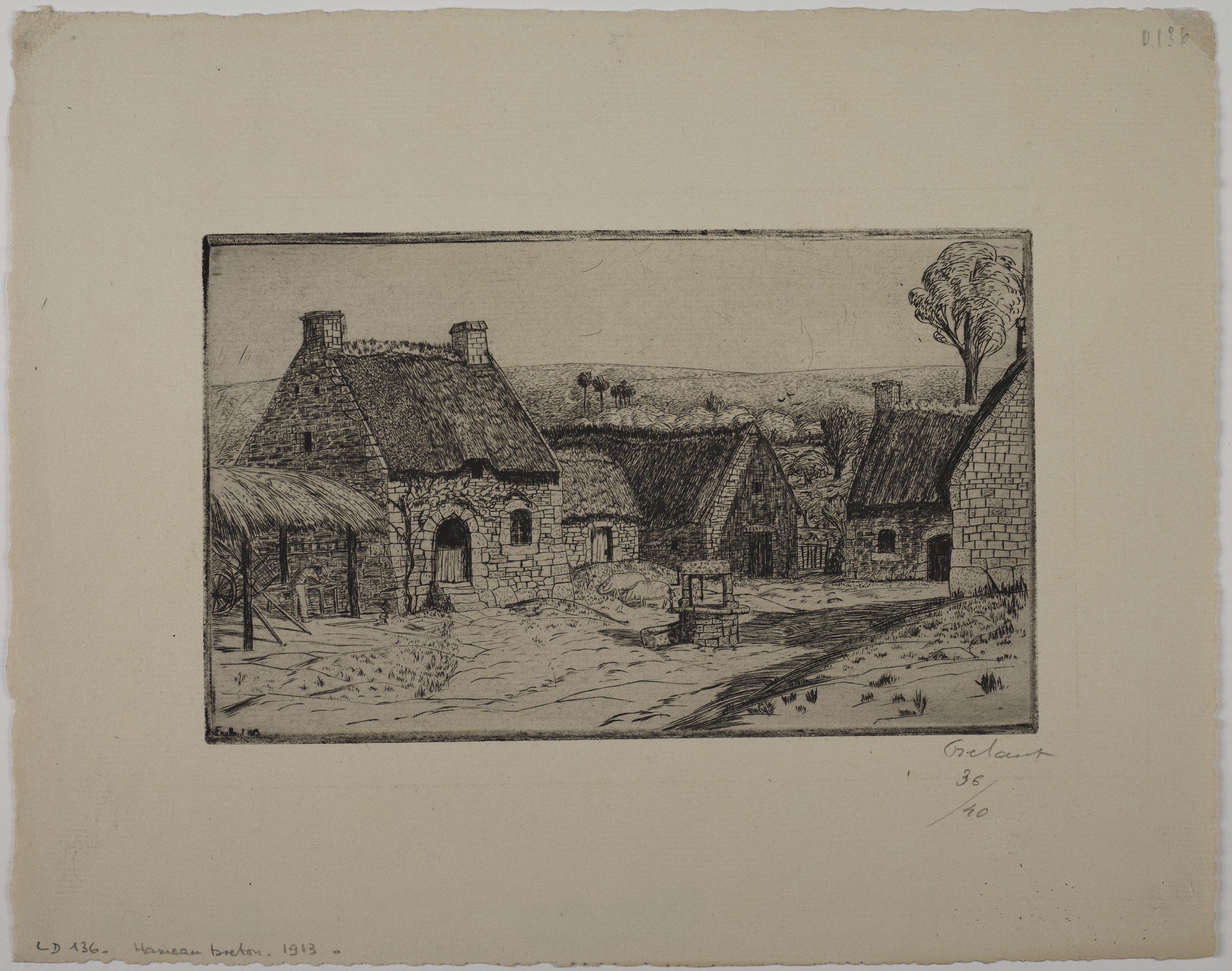Hameau breton.